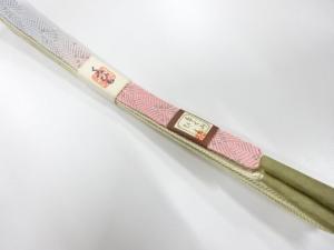 未使用品　正絹　手組帯締め